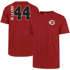 Elly De La Cruz Cincinnati Reds Name & Number T-Shirt Red | 47 brand