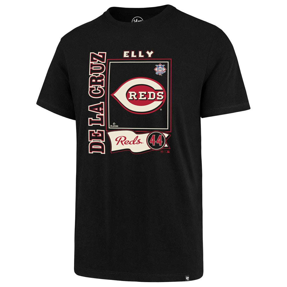 Elly De La Cruz Cincinnati Reds Graphic T-Shirt Black | 47 brand