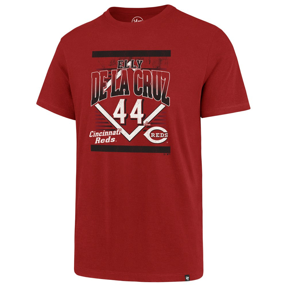 Elly De La Cruz Cincinnati Reds Graphic T-Shirt Red | 47 brand