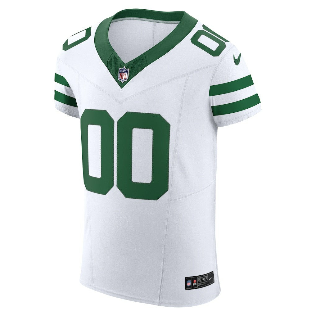 New York Jets Vapor F.U.S.E. Elite Custom Jersey - White