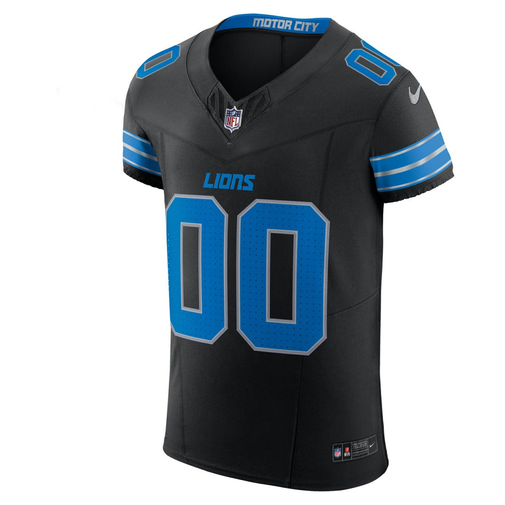 Detroit Lions Alternate Vapor F.U.S.E. Elite Custom Jersey - Black