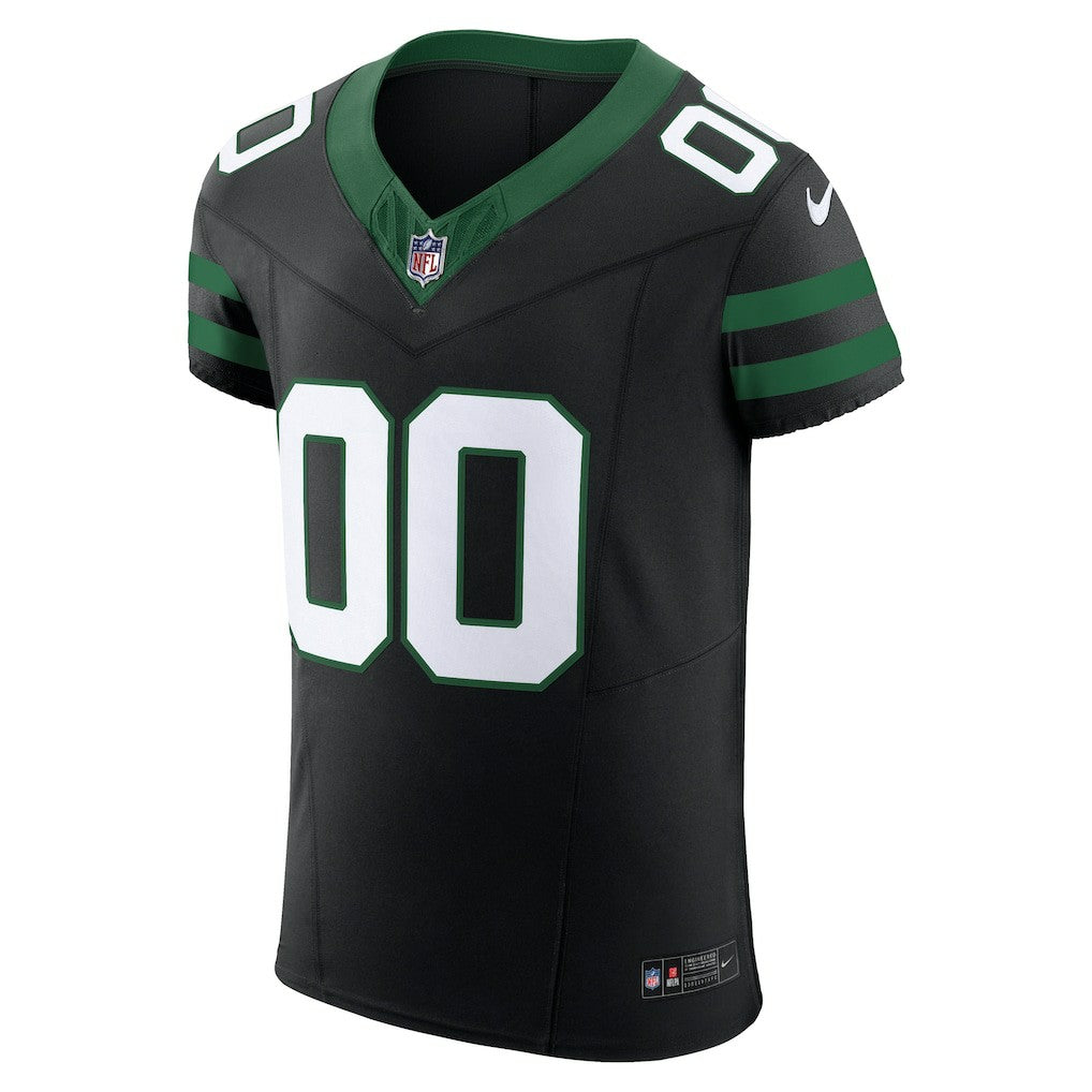 New York Jets Alternate Vapor F.U.S.E. Elite Custom Jersey - Legacy Black