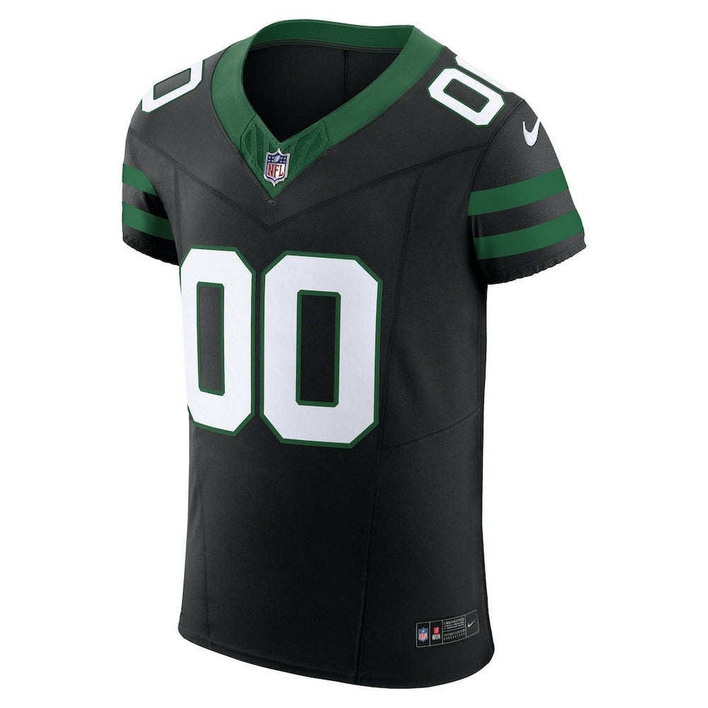 New York Jets Alternate Vapor F.U.S.E. Elite Custom Jersey - Legacy Black