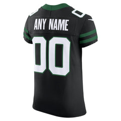 New York Jets Alternate Vapor F.U.S.E. Elite Custom Jersey - Legacy Black