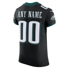 Philadelphia Eagles Alternate Vapor F.U.S.E. Elite Custom Jersey - Black