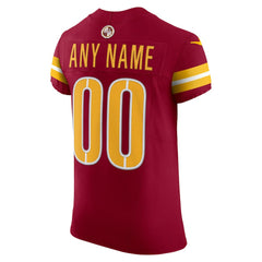 Washington Commanders Team Vapor F.U.S.E. Elite Custom Jersey - Burgundy