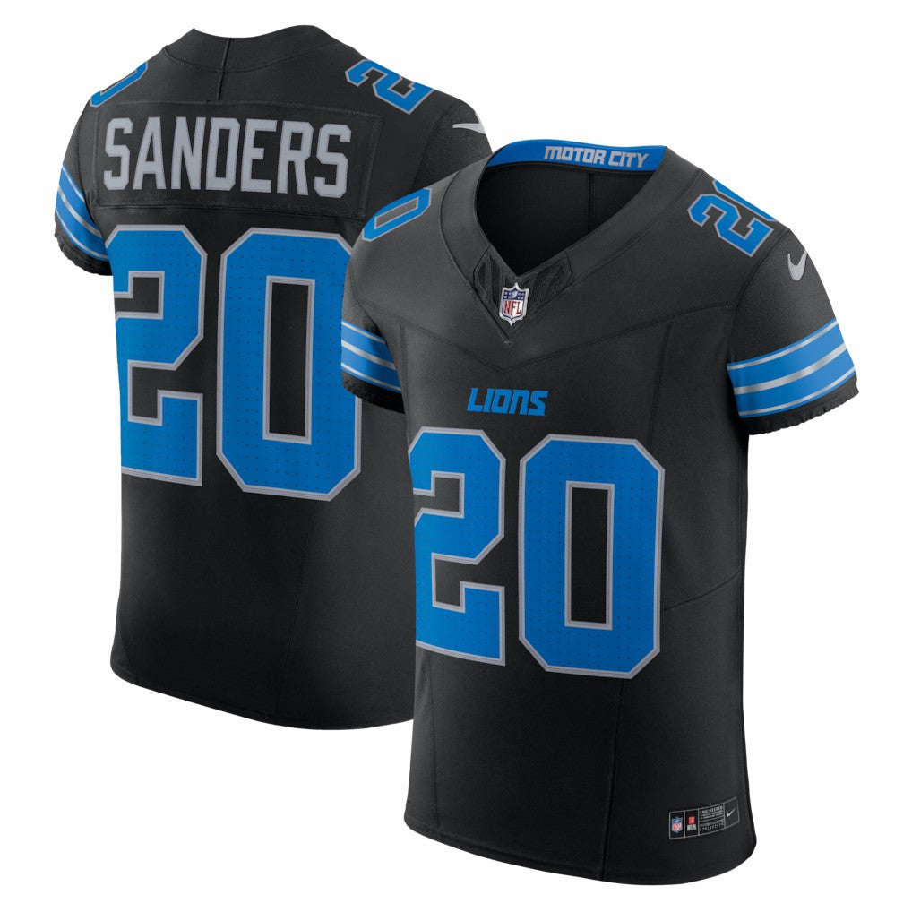 Barry Sanders Detroit Lions Alternate Vapor F.U.S.E. Elite Jersey - Black