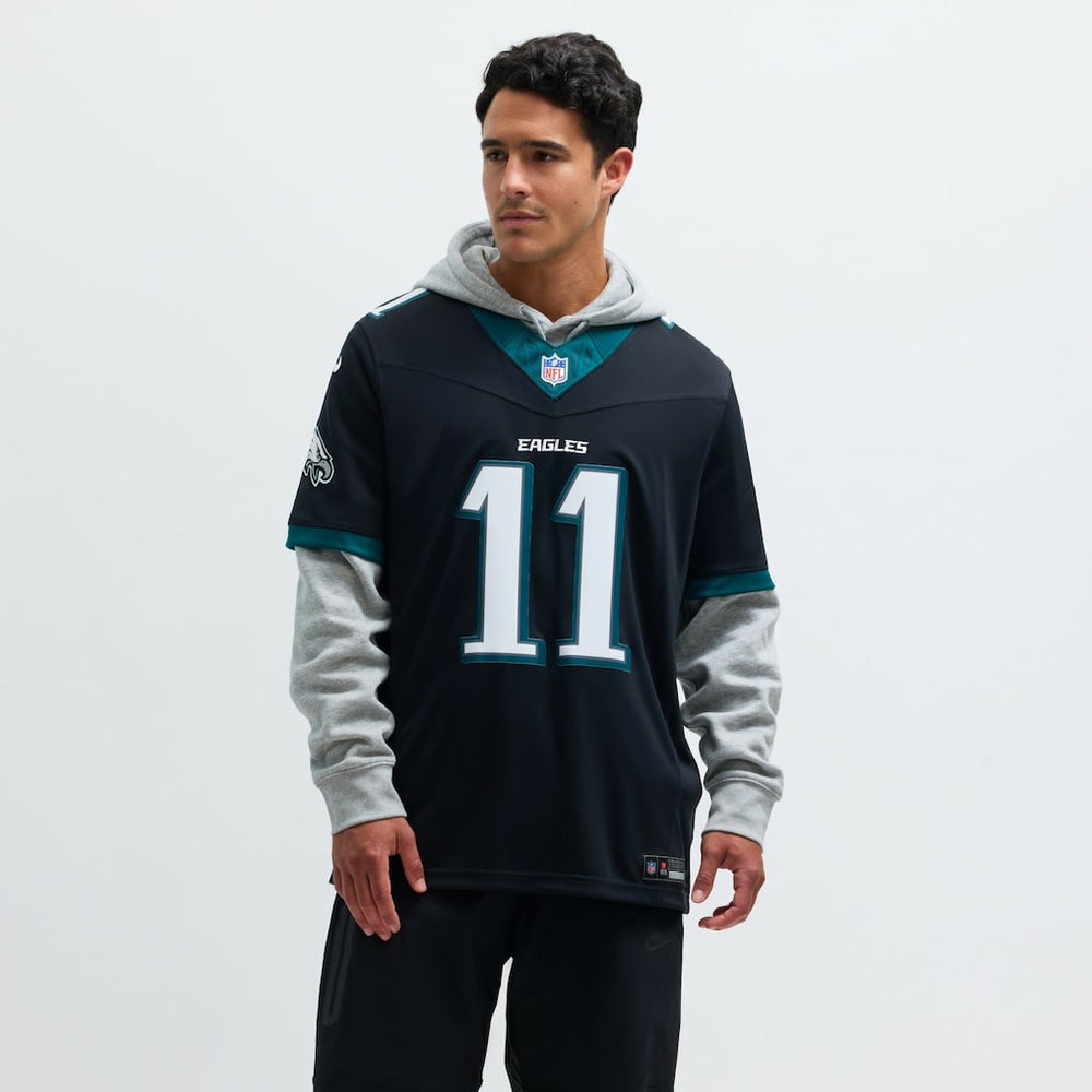 A.J. Brown Philadelphia Eagles Alternate Vapor F.U.S.E. Limited Jersey Black Nike