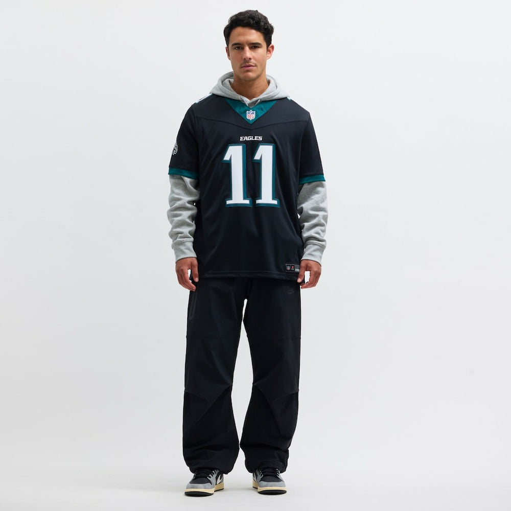A.J. Brown Philadelphia Eagles Alternate Vapor F.U.S.E. Limited Jersey Black Nike