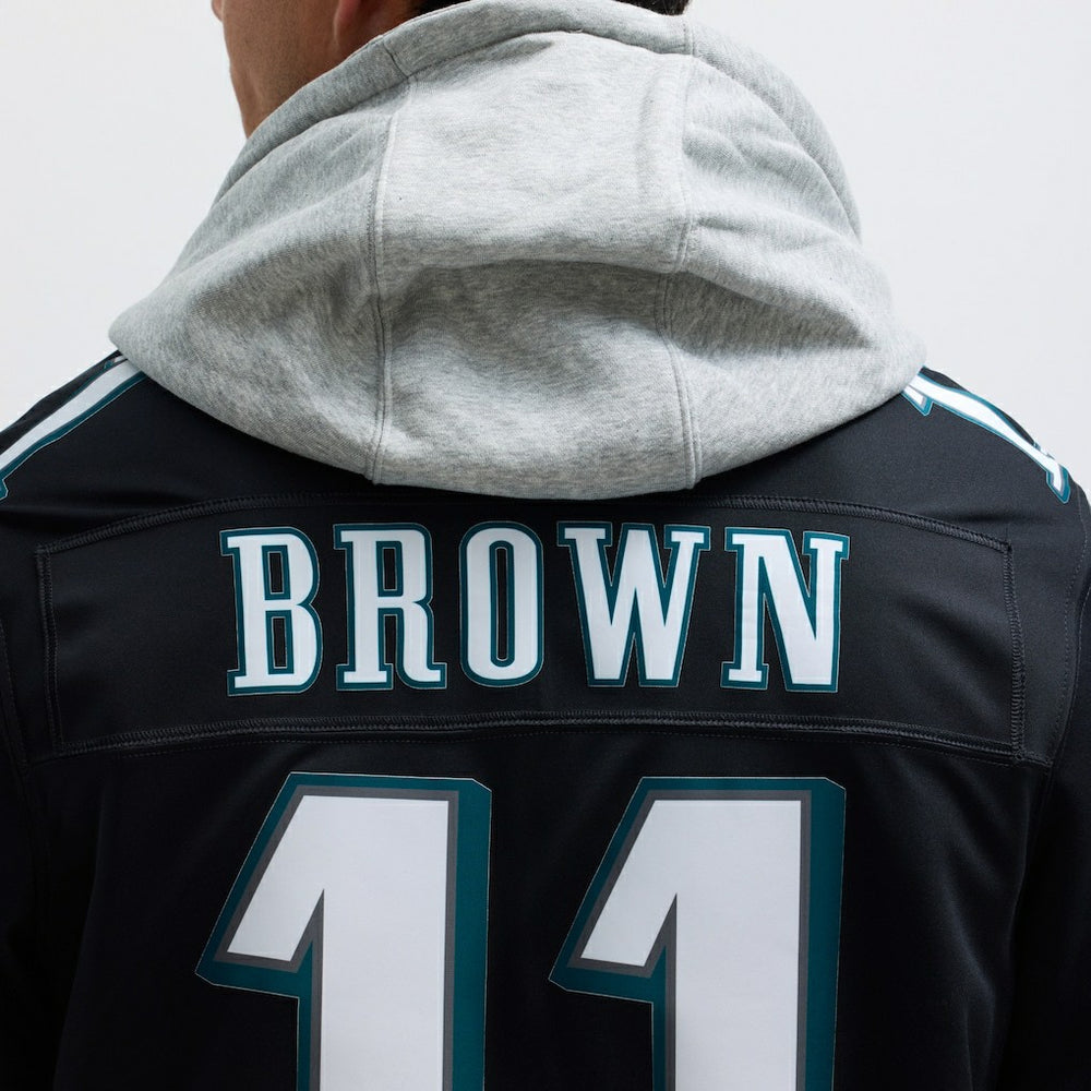 A.J. Brown Philadelphia Eagles Alternate Vapor F.U.S.E. Limited Jersey Black Nike