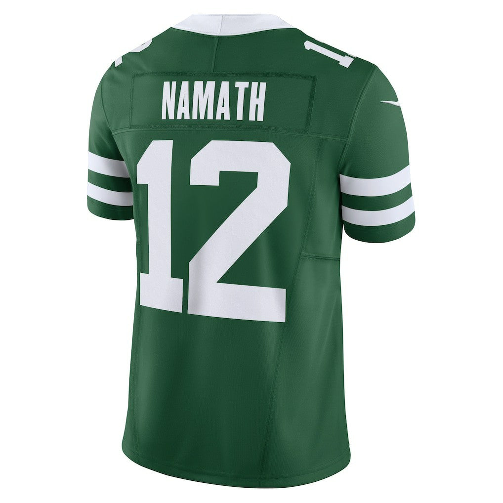 Joe Namath New York Jets Vapor F.U.S.E. Limited Jersey - Legacy Green