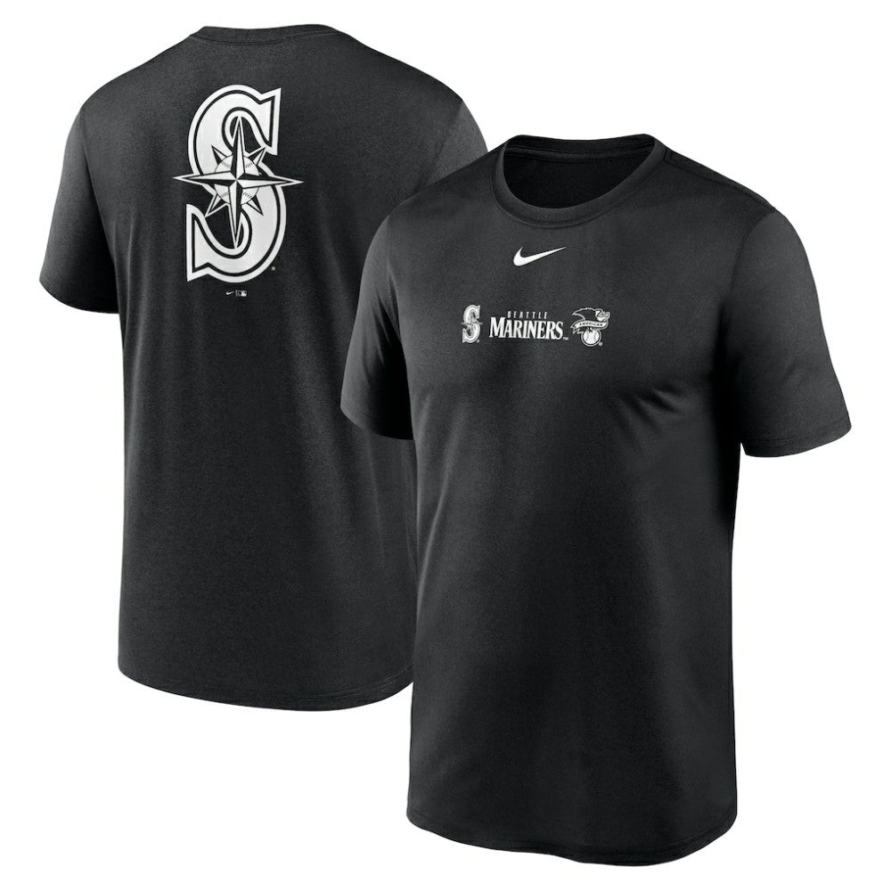 Seattle Mariners Fashion Over Shoulder Logo Legend T-Shirt Black | Nike
