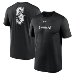 Seattle Mariners Fashion Over Shoulder Logo Legend T-Shirt Black | Nike