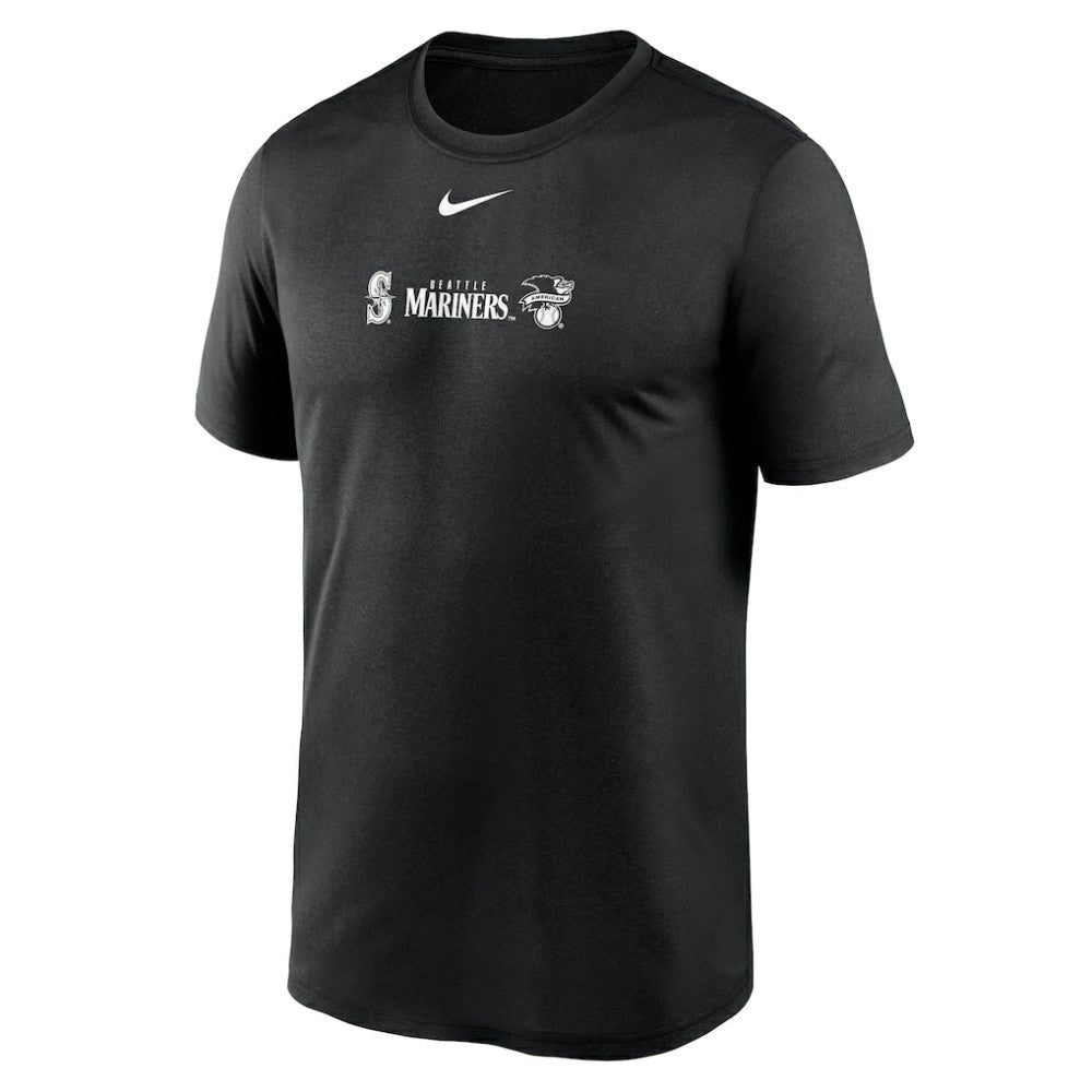Seattle Mariners Fashion Over Shoulder Logo Legend T-Shirt Black | Nike