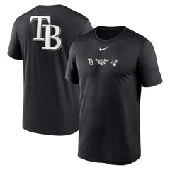 Tampa Bay Rays Fashion Over Shoulder Logo Legend T-Shirt Black | Nike