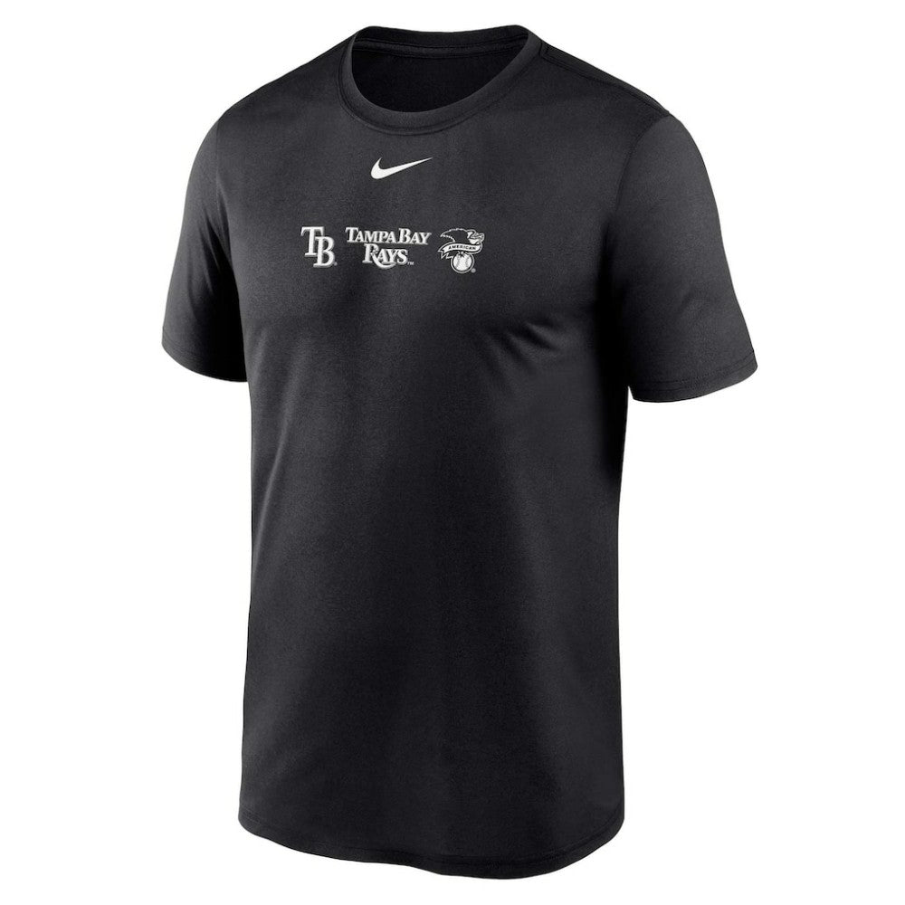 Tampa Bay Rays Fashion Over Shoulder Logo Legend T-Shirt Black | Nike