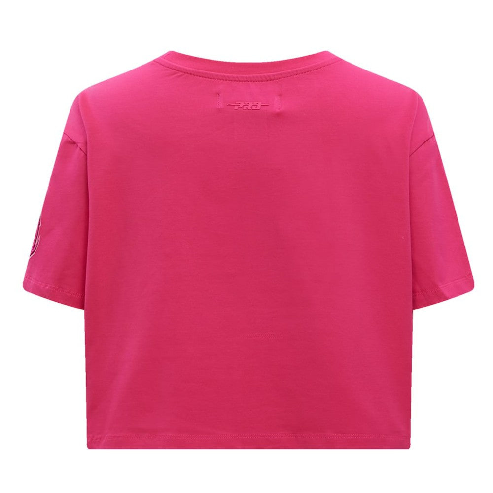 Seattle Kraken Pro Standard Women's Triple Pink Cropped Boxy T-Shirt