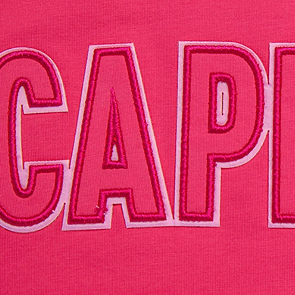Washington Capitals Pro Standard Women's Triple Pink Cropped Boxy T-Shirt