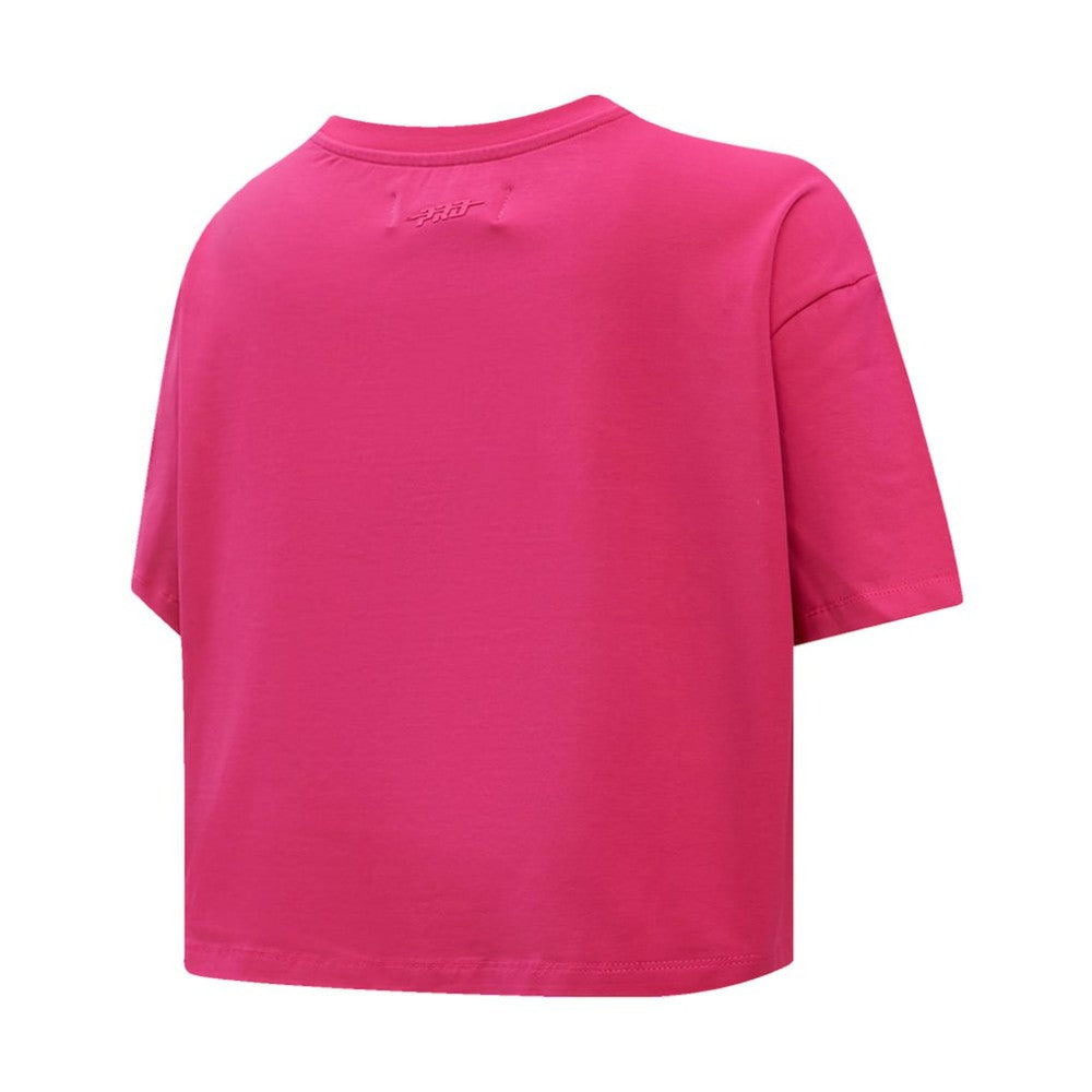 Tampa Bay Lightning Pro Standard Women's Triple Pink Cropped Boxy T-Shirt