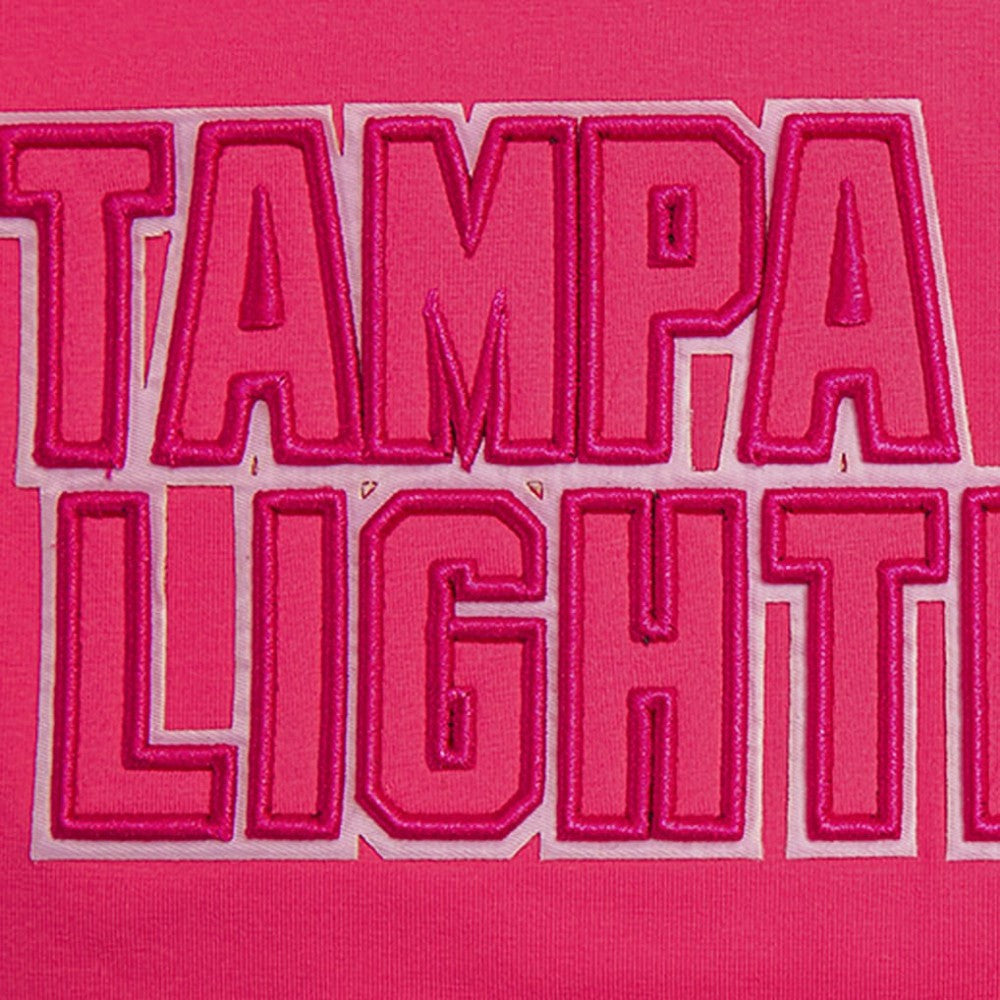 Tampa Bay Lightning Pro Standard Women's Triple Pink Cropped Boxy T-Shirt