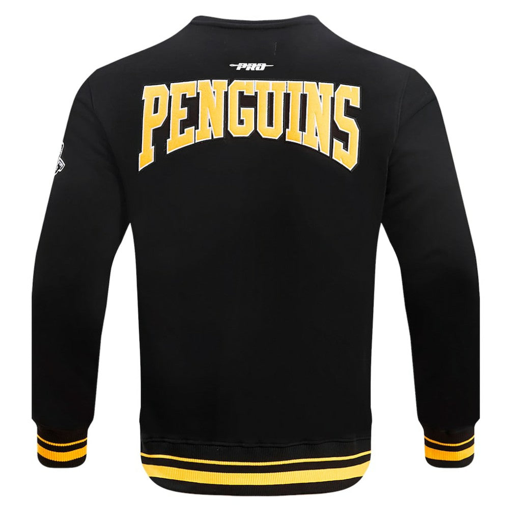 Pittsburgh Penguins Pro Standard Crest Emblem Pullover Sweatshirt Black