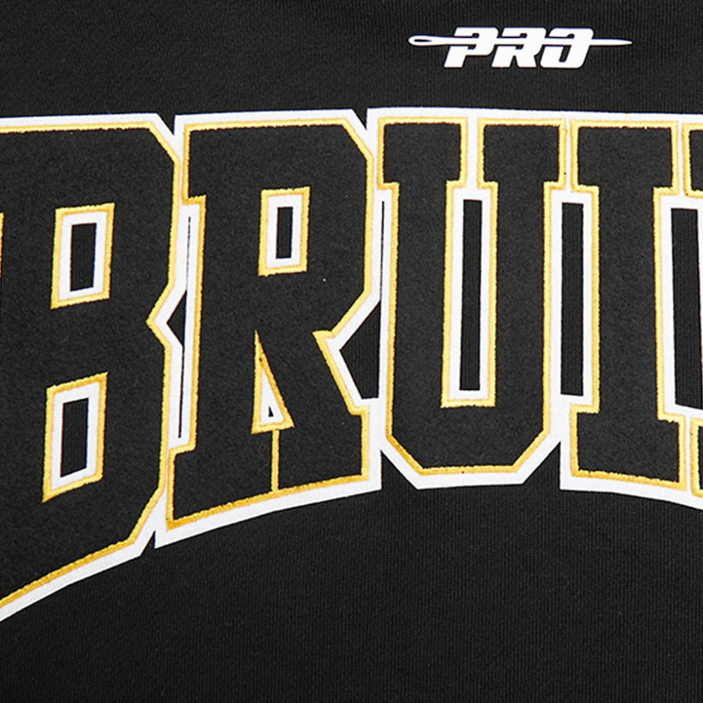 Boston Bruins Pro Standard Crest Emblem Pullover Sweatshirt Black