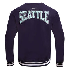Seattle Kraken Pro Standard Crest Emblem Pullover Sweatshirt Deep Sea Blue