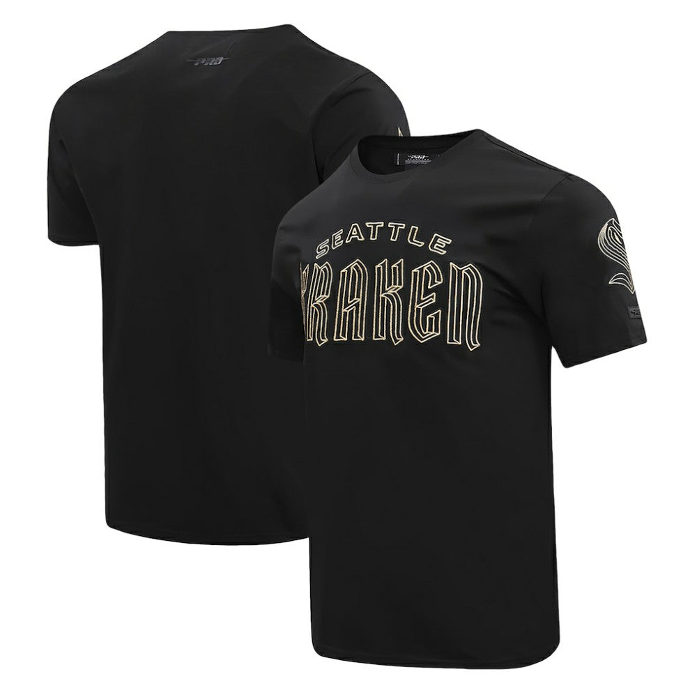 Seattle Kraken Pro Standard Wordmark T-Shirt Black