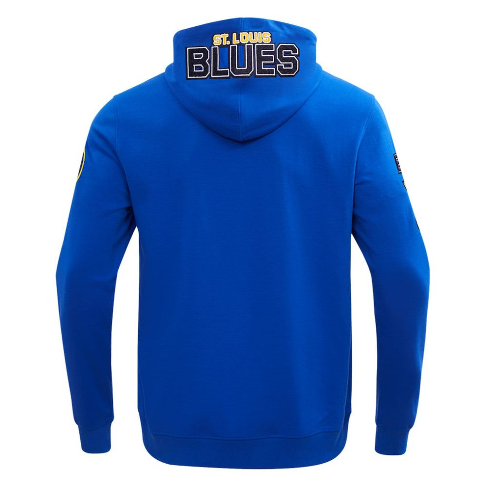 St. Louis Blues Pro Standard Classic Chenille Full-Zip Hoodie Jacket Blue