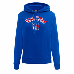 New York Rangers Pro Standard Women's Classic Chenille Pullover Hoodie Blue