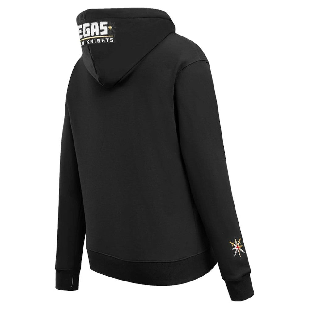 Vegas Golden Knights Pro Standard Women's Classic Chenille Pullover Hoodie Black