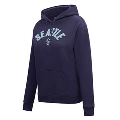 Seattle Kraken Pro Standard Women's Classic Chenille Pullover Hoodie Navy