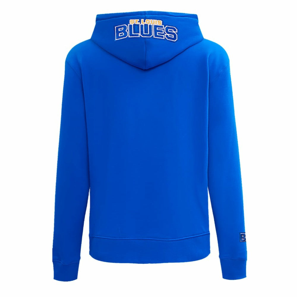 St. Louis Blues Pro Standard Women's Classic Chenille Pullover Hoodie Blue
