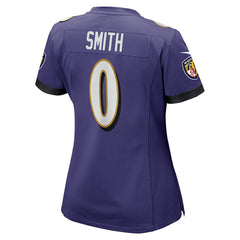 Roquan Smith Baltimore Ravens Women's Team Game Jersey - Purple