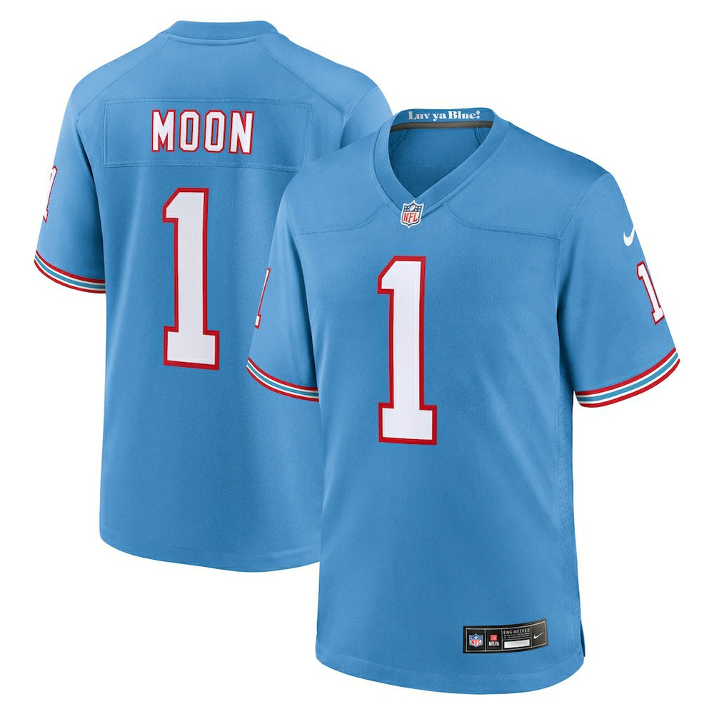 Warren Moon Tennessee Titans Retired Player Alternate Game Jersey - Light Blue