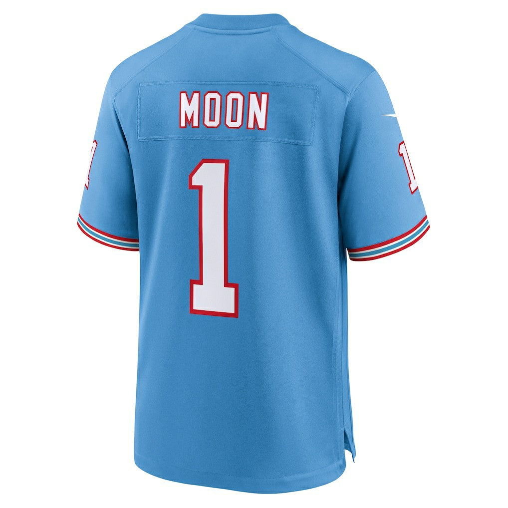 Warren Moon Tennessee Titans Retired Player Alternate Game Jersey - Light Blue