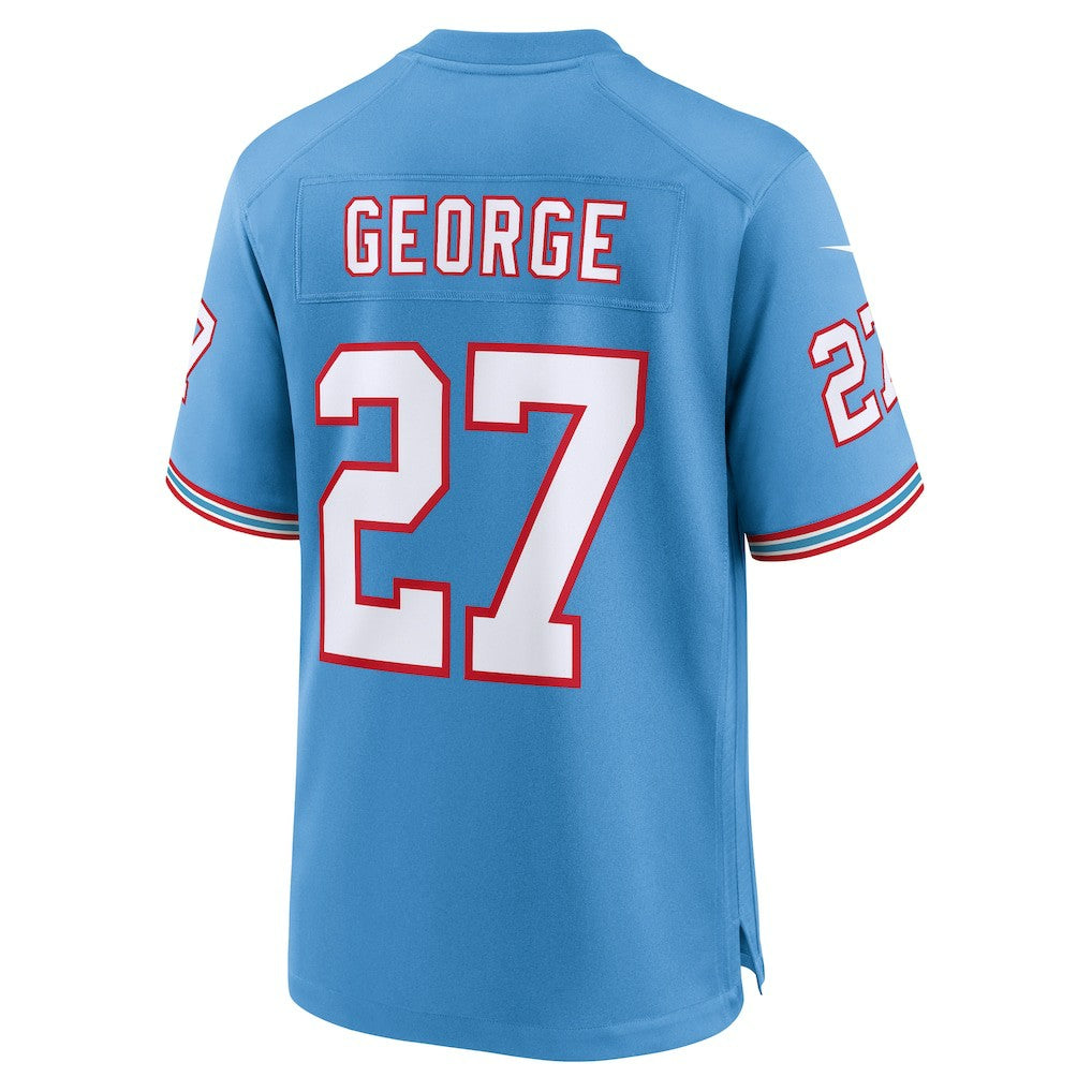 Eddie George Tennessee Titans Retired Player Alternate Game Jersey - Light Blue