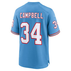 Earl Campbell Tennessee Titans Retired Player Alternate Game Jersey - Light Blue