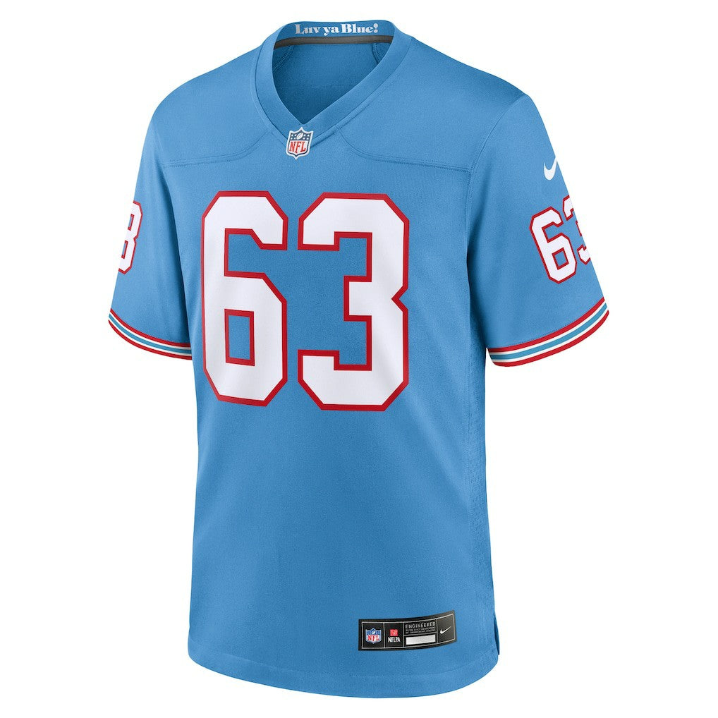 Mike Munchak Tennessee Titans Retired Player Alternate Game Jersey - Light Blue