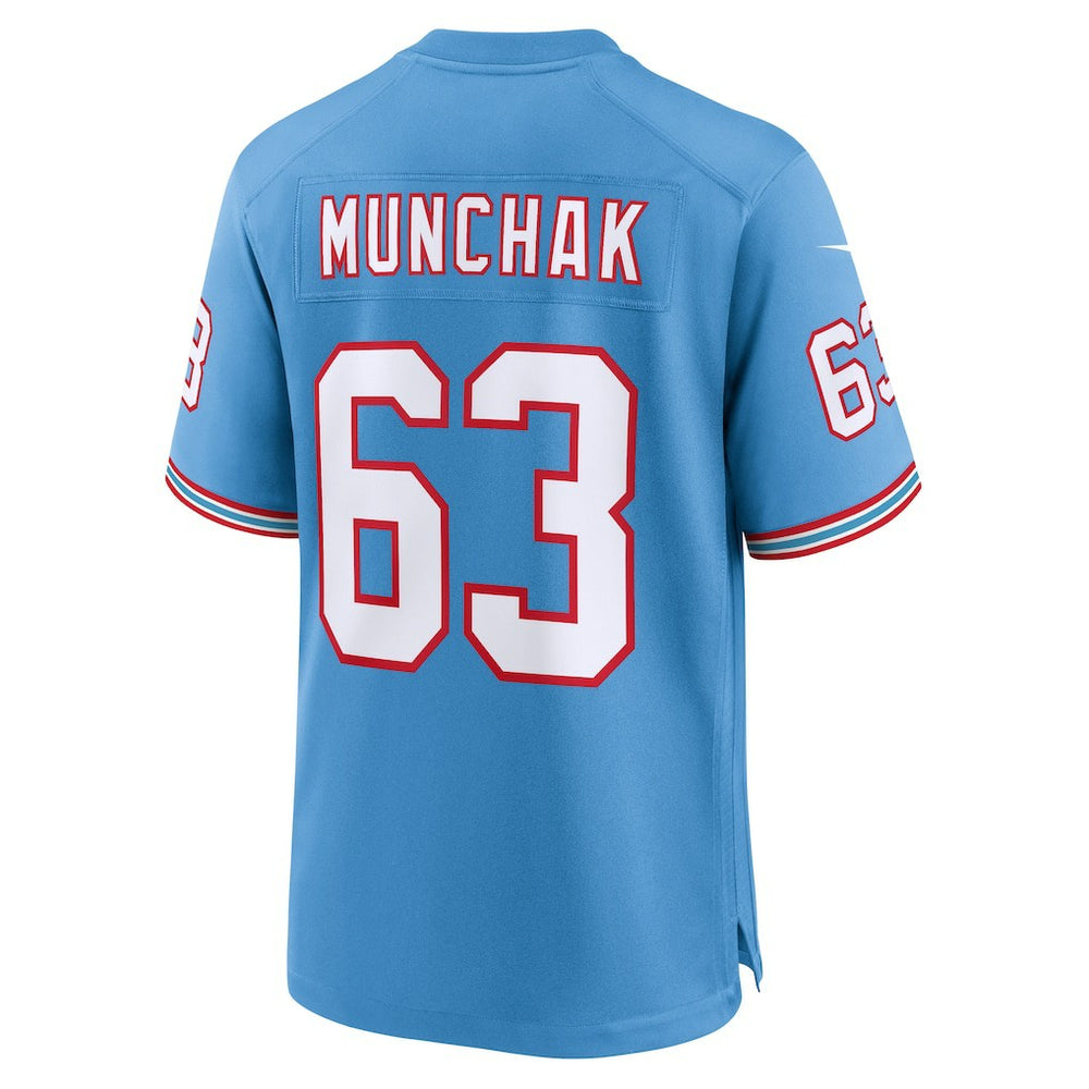 Mike Munchak Tennessee Titans Retired Player Alternate Game Jersey - Light Blue