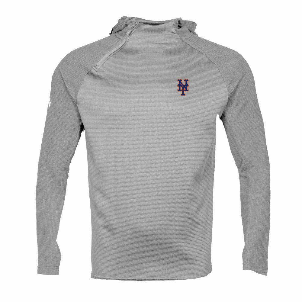 New York Mets Levelwear Ascent Insignia 2.0 Pullover Hoodie Gray