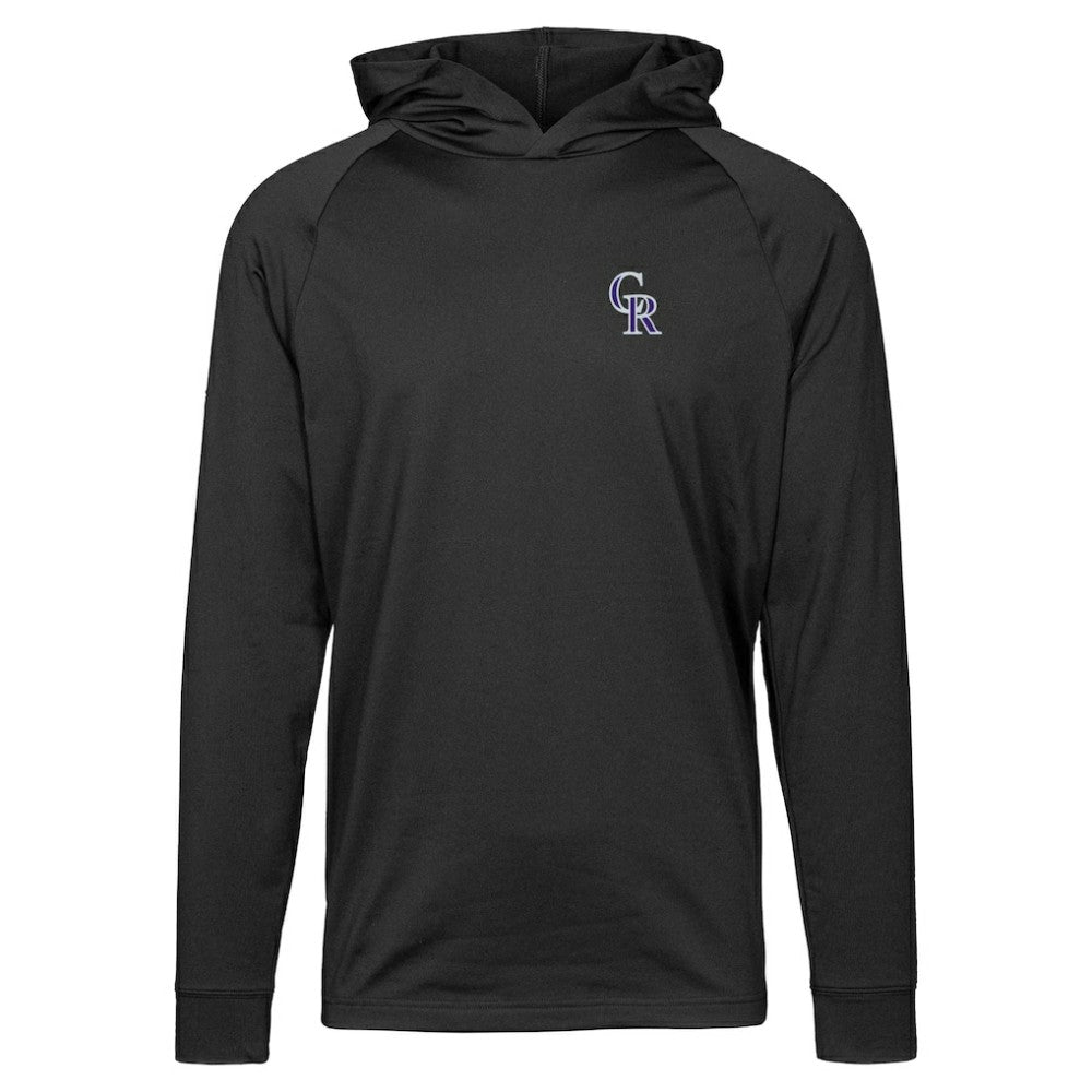 Colorado Rockies Levelwear Dimension Insignia 2.0 Pullover Hoodie Black
