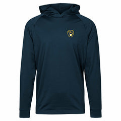 Milwaukee Brewers Levelwear Dimension Insignia 2.0 Pullover Hoodie Navy