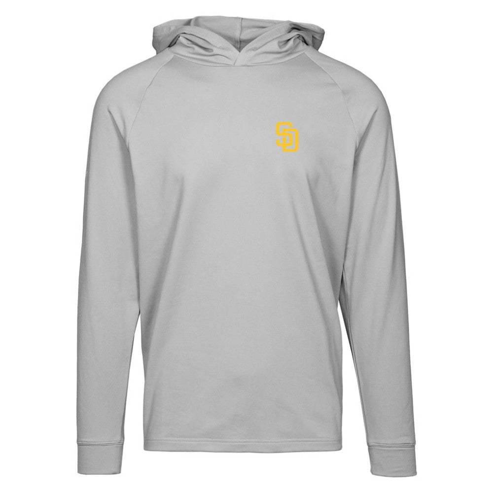 San Diego Padres Levelwear Dimension Insignia 2.0 Pullover Hoodie Gray