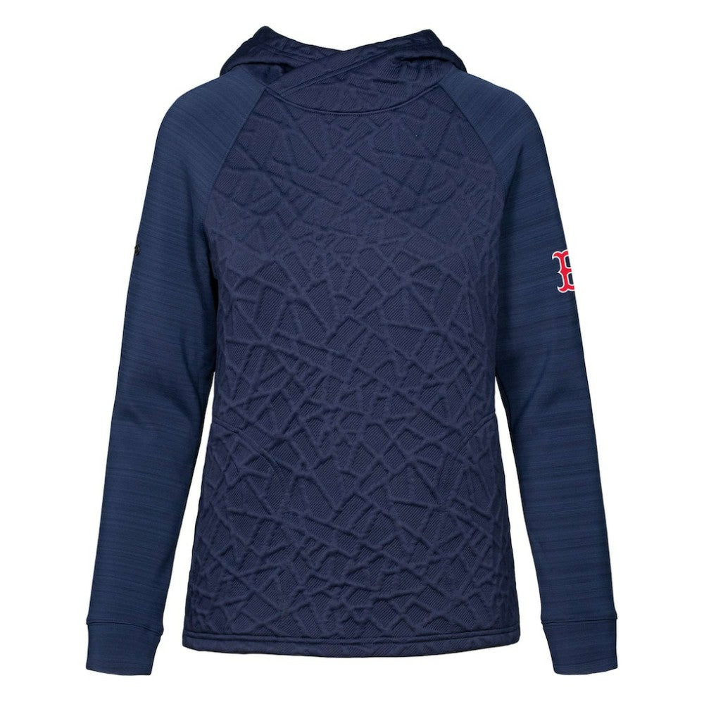 Boston Red Sox Levelwear Women's Kenzie Insignia 2.0 Pullover Hoodie Navy