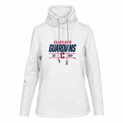 Cleveland Guardians Levelwear Women's Verve Loop Pullover Sweatshirt White