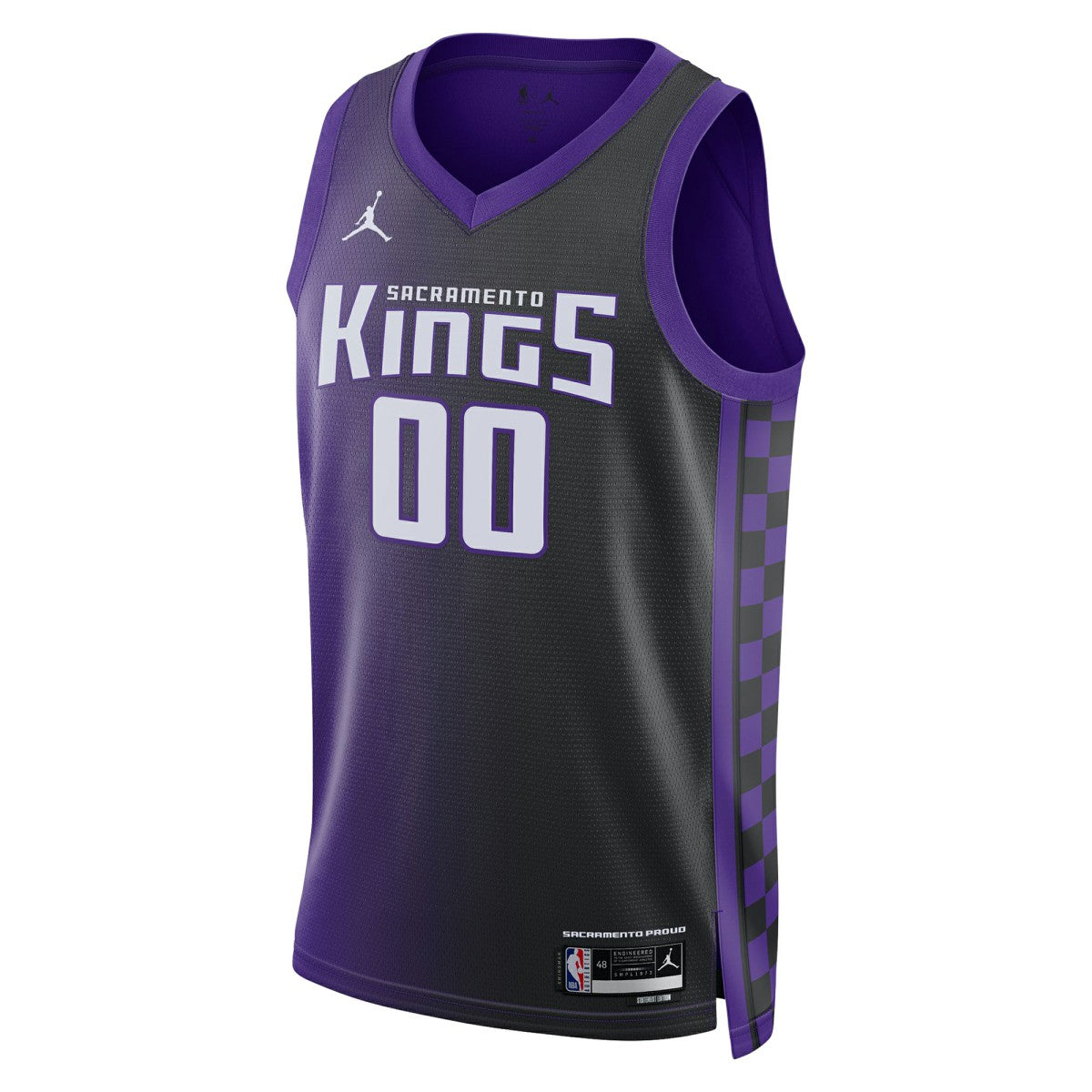 Sacramento Kings Jordan Brand Unisex Swingman Custom Jersey - Statement Edition - Purple discount