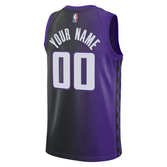 Sacramento Kings Jordan Brand Unisex Swingman Custom Jersey - Statement Edition - Purple discount