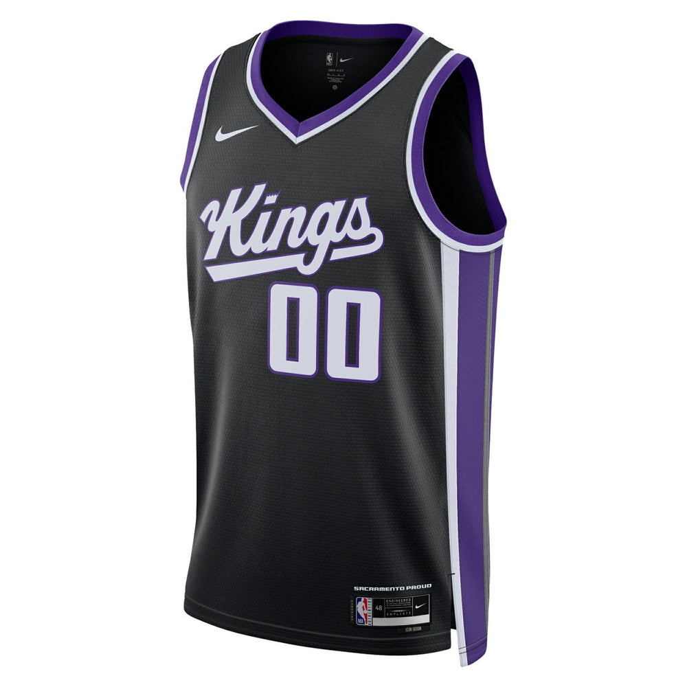 Sacramento Kings Unisex Swingman Custom Jersey - Icon Edition - Black