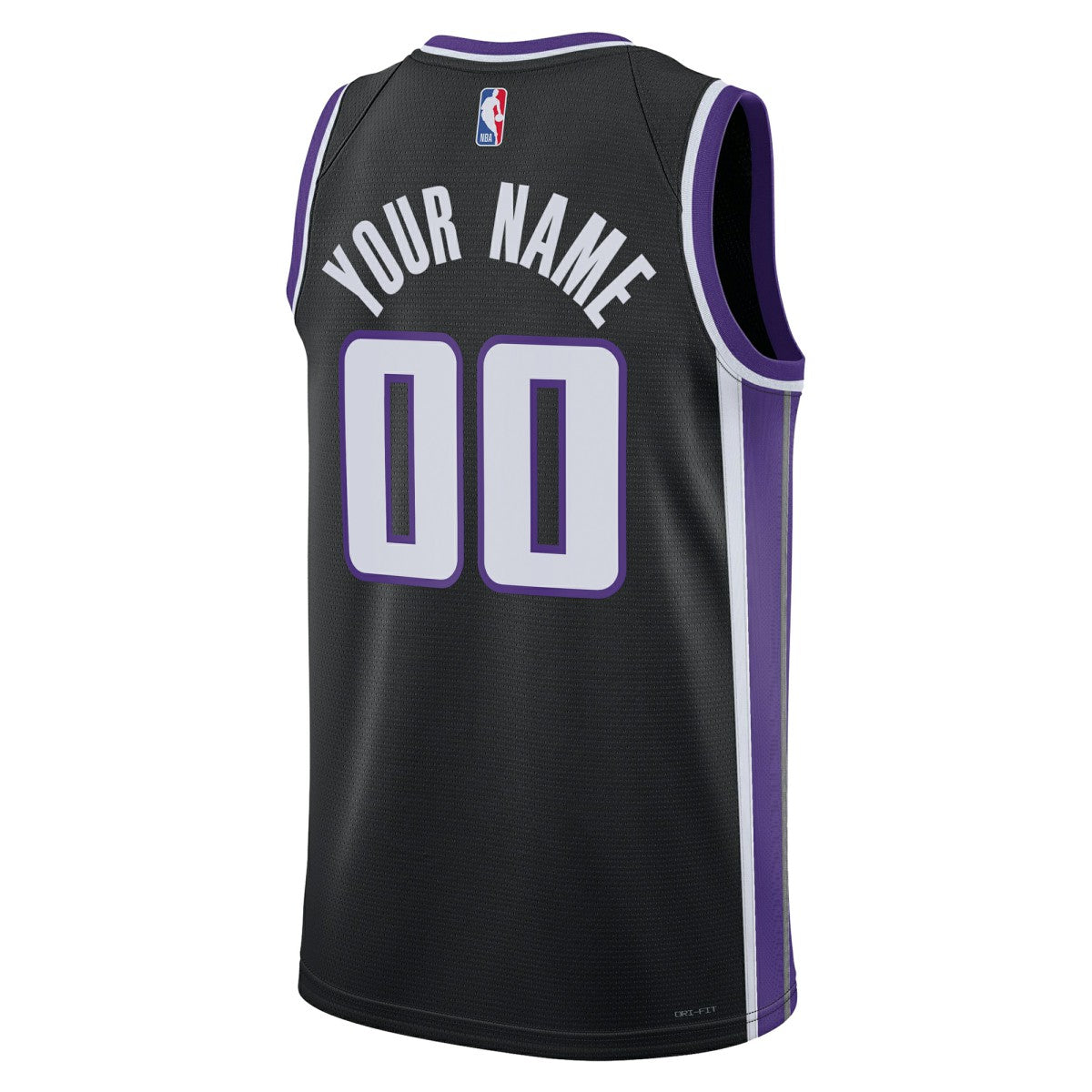 Sacramento Kings Unisex Swingman Custom Jersey - Icon Edition - Black